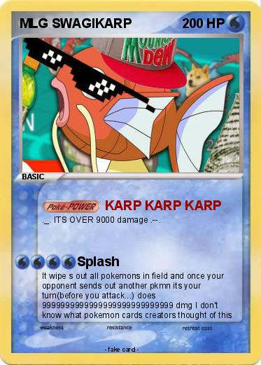 Pokemon MLG SWAGIKARP Pokemon MLG SWAGIKARP
