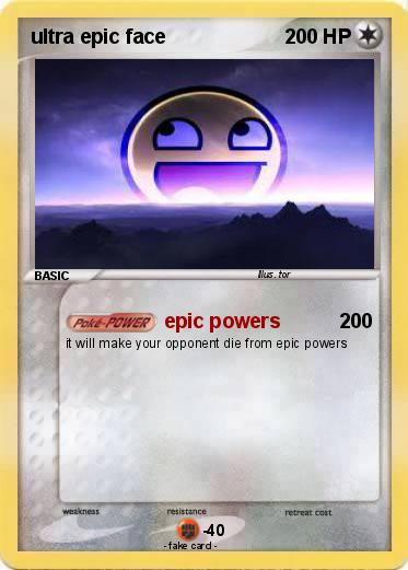 Pokemon ultra epic face