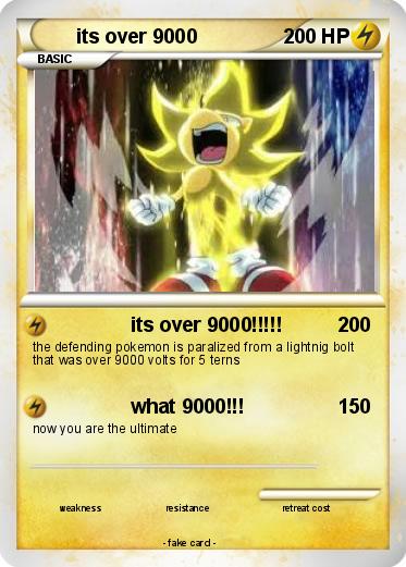 Pokemon its over 9000