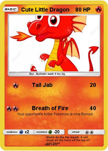 Pokemon Cute Little Dragon