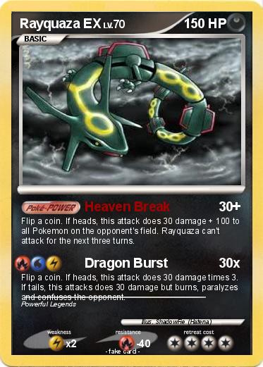 Pokemon Rayquaza EX