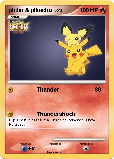 Pokemon pichu & pikachu