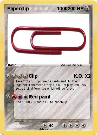 Pokemon Paperclip                     1000