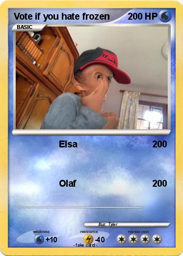Pokemon Vote if you hate frozen