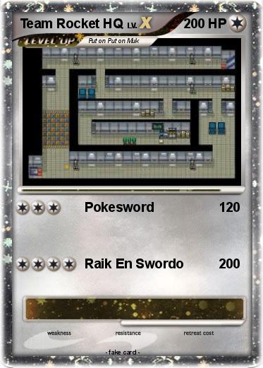 Pokemon Team Rocket HQ