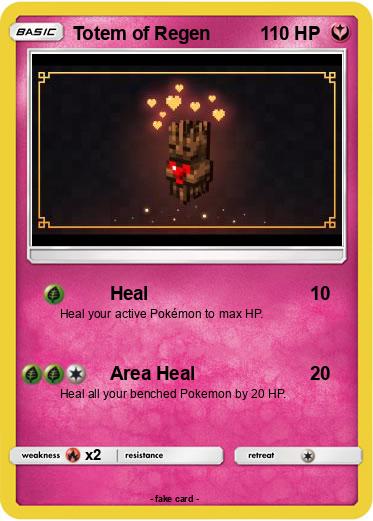 Pokemon Totem of Regen