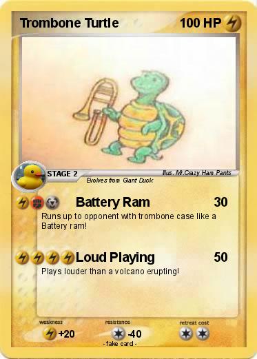 Pokemon Trombone Turtle