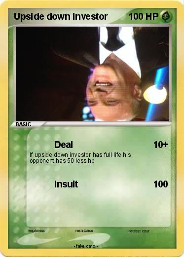 Pokemon Upside down investor