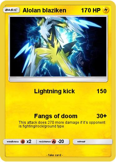 Pokemon Alolan blaziken