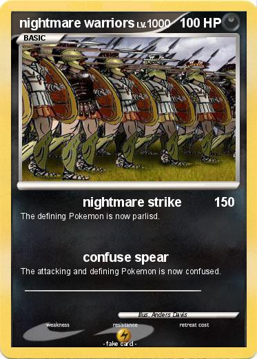 Pokemon nightmare warriors