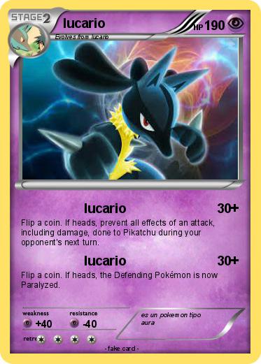Pokemon lucario