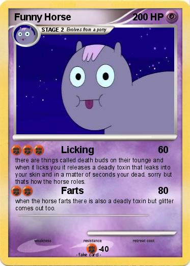 Pokemon Funny Horse