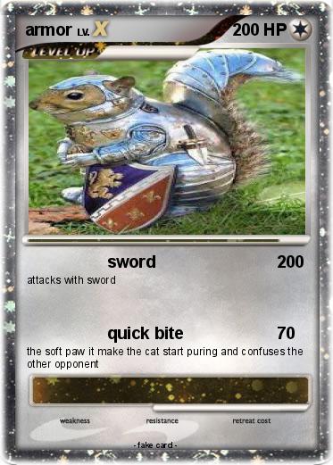 Pokemon armor