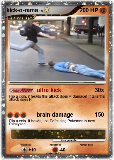 Pokemon kick-o-rama