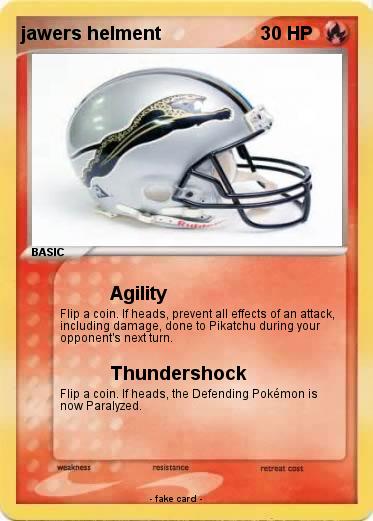 Pokemon jawers helment