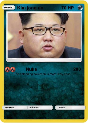 Pokemon Kim jong un