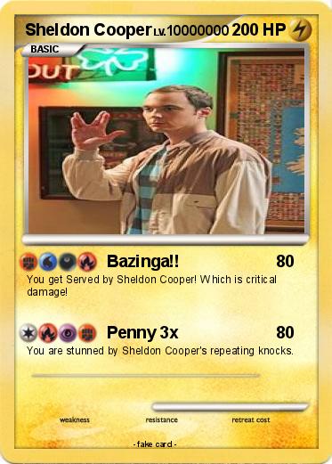 Pokemon Sheldon Cooper