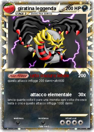 Pokemon giratina leggenda
