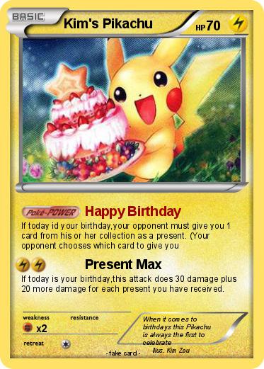 Pokemon Kim's Pikachu