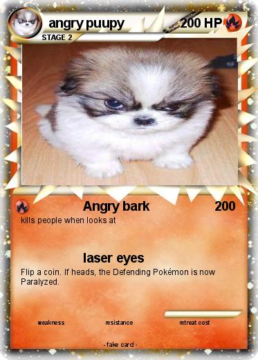 Pokemon angry puupy