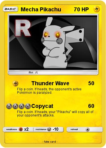 Pokemon Mecha Pikachu