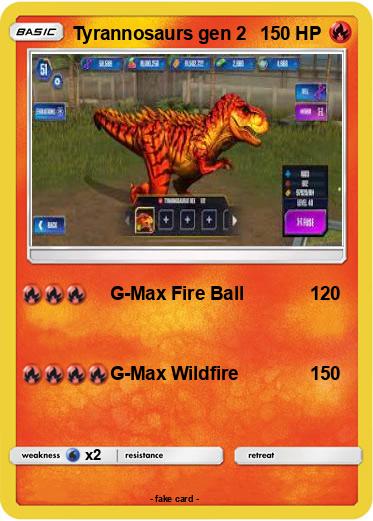 Pokemon Tyrannosaurs gen 2
