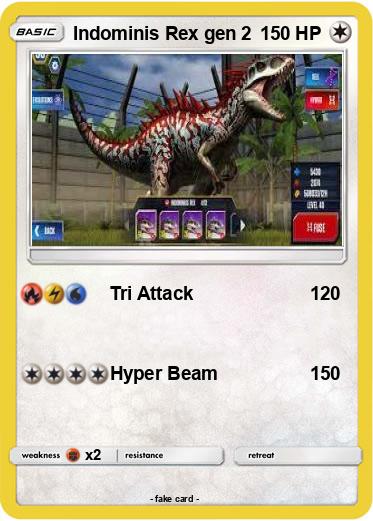 Pokemon Indominis Rex gen 2