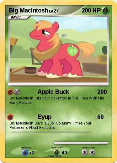 Pokemon Big Macintosh