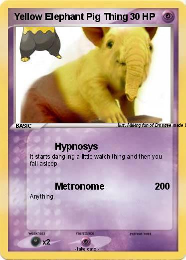Pokemon Yellow Elephant Pig Thing