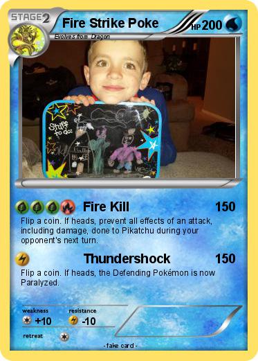 Pokemon Fire Strike Poke