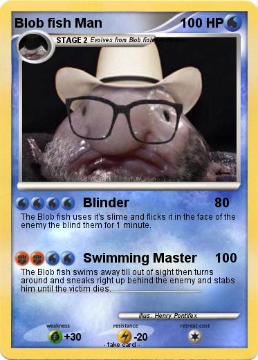 Pokemon Blob fish Man