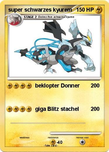 Pokemon super schwarzes kyurem