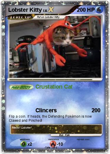 Pokemon Lobster Kitty