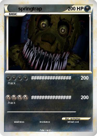 Pokemon springtrap
