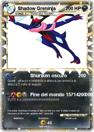 Pokemon Shadow Greninja