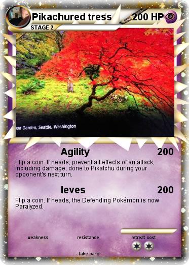 Pokemon Pikachured tress