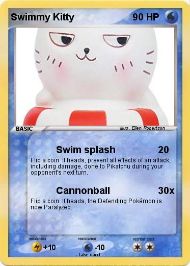 Pokemon Swimmy Kitty