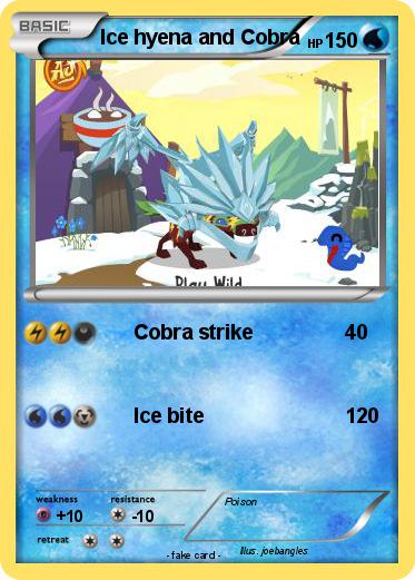 Pokemon Ice hyena and Cobra