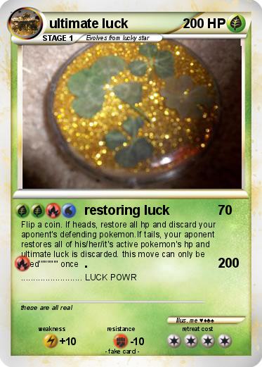 Pokemon ultimate luck