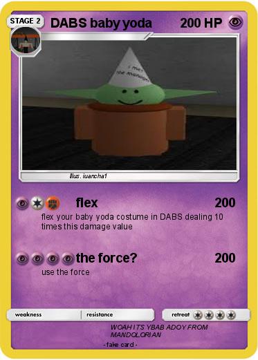 Pokemon DABS baby yoda