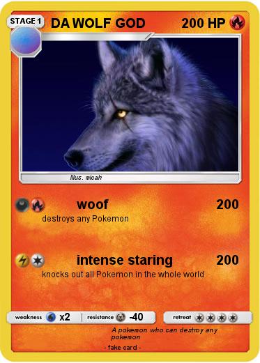 Pokemon DA WOLF GOD