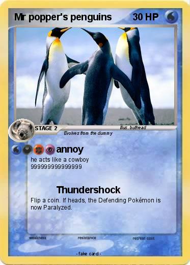 Pokemon Mr popper's penguins