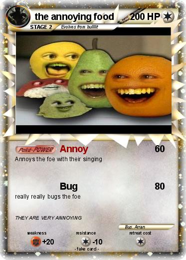 Pokemon the annoying food