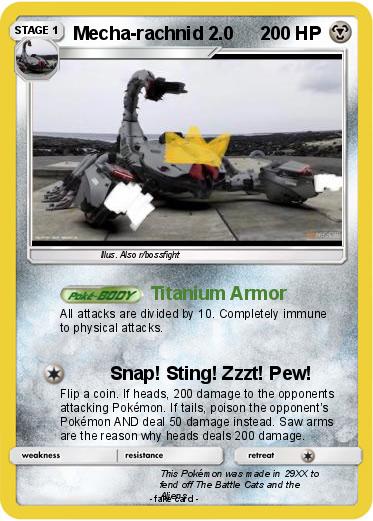 Pokemon Mecha-rachnid 2.0