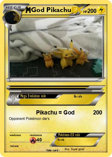 Pokemon God Pikachu