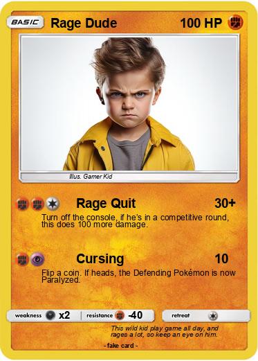 Pokemon Rage Dude