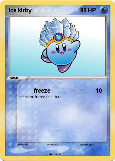 Pokemon ice kirby