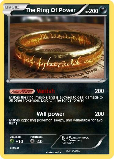 Pokemon The Ring Of Power