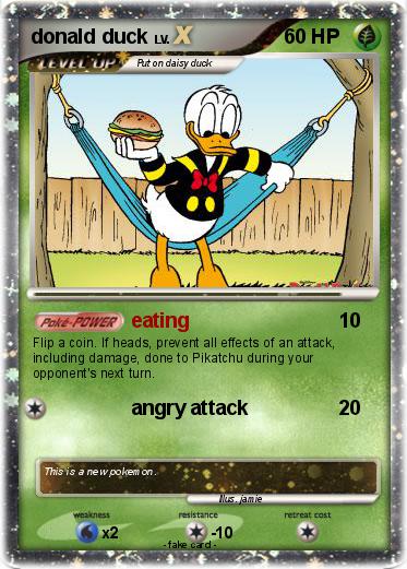 Pokemon donald duck