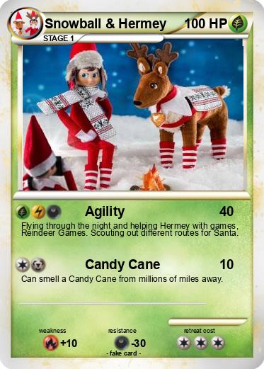 Pokemon Snowball & Hermey